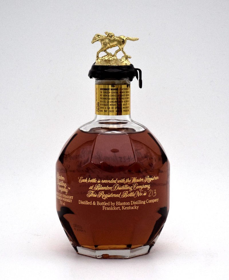 Blanton's 'Gold' Single Barrel Bourbon (Box & Bag)