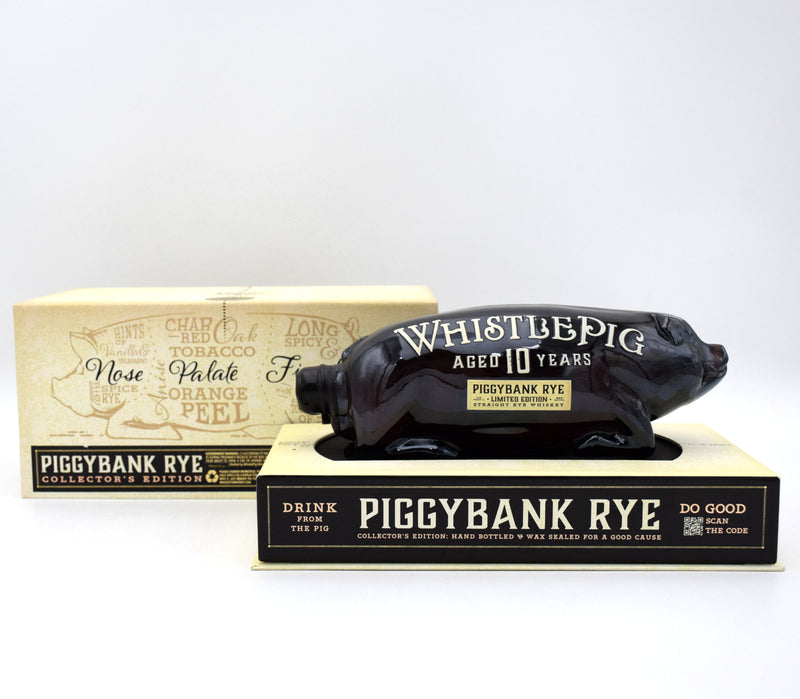 Whistlepig Limited Edition 10 Year 'Piggybank' Rye