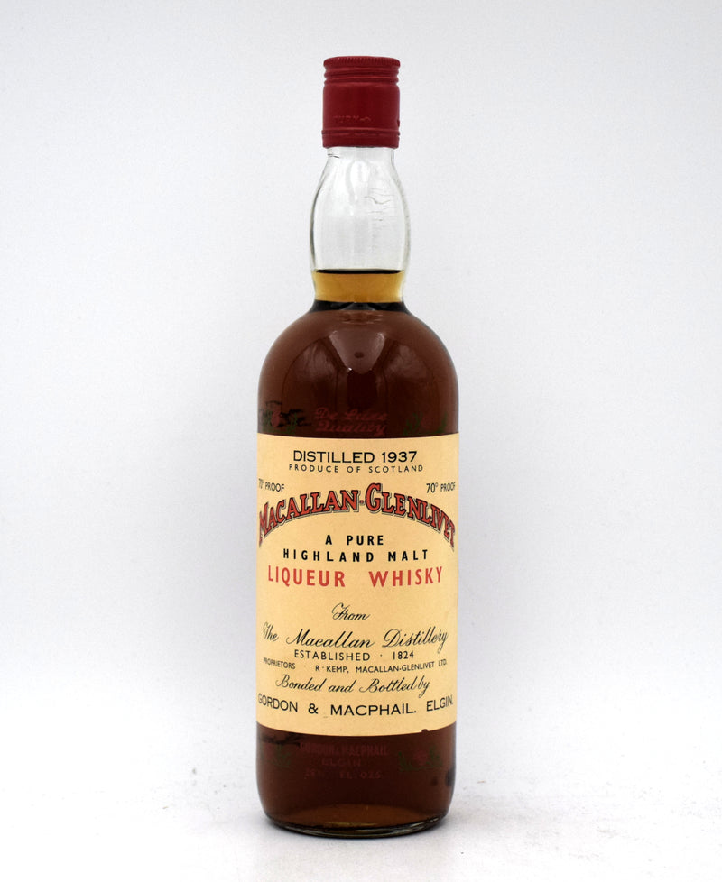Macallan-Glenlivet Pure Highland Malt Liqueur Whisky (1937 Vintage)