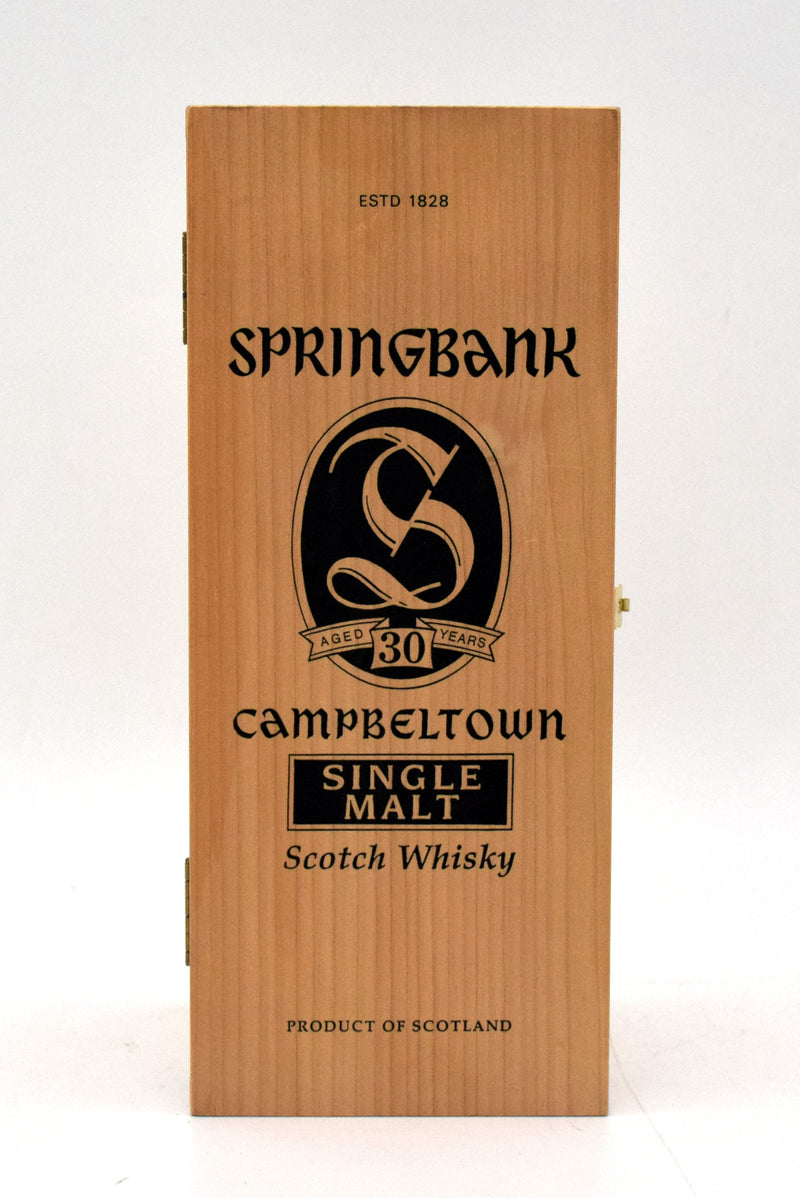 Springbank 30 Year Old Campbeltown Single Malt Scotch