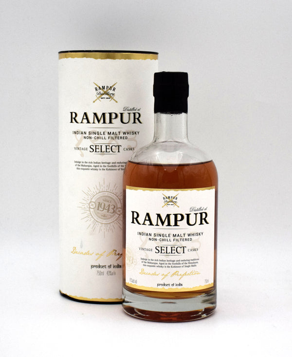 Rampur Vintage Select Casks 'Decades of Perfection' Indian Single Malt Whisky