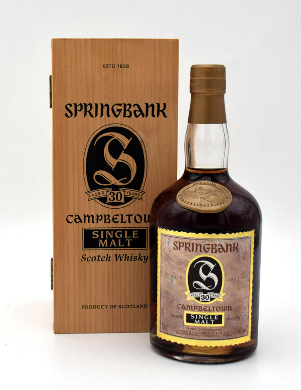 Springbank 30 Year Old Campbeltown Single Malt Scotch