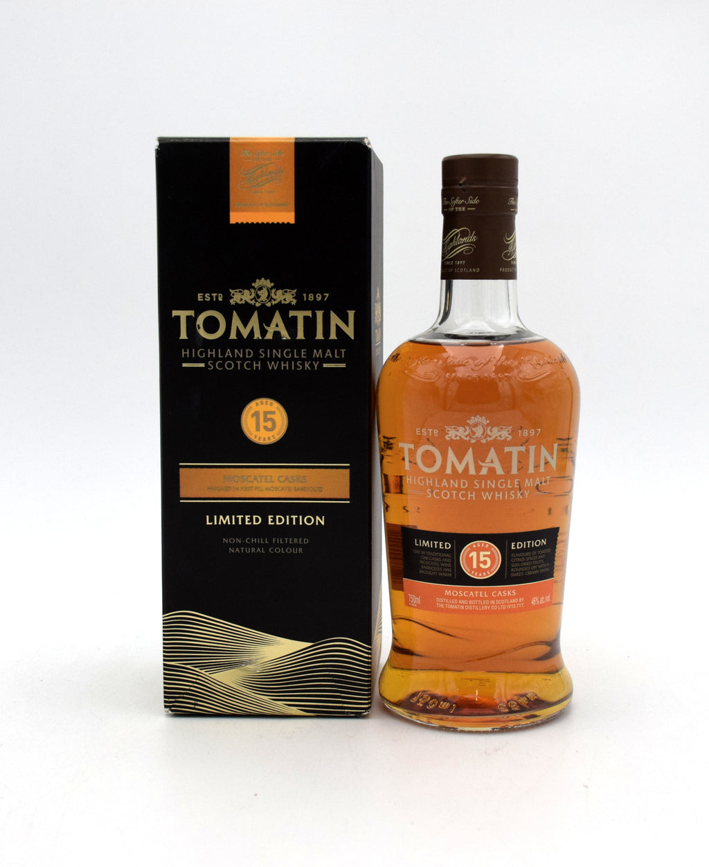 Tomatin Moscatel Wine Casks 15 Year Old Single Malt Scotch Whisky