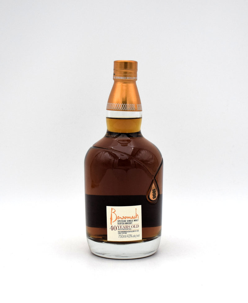 Benromach 40 Year 'Heritage' Single Malt Scotch