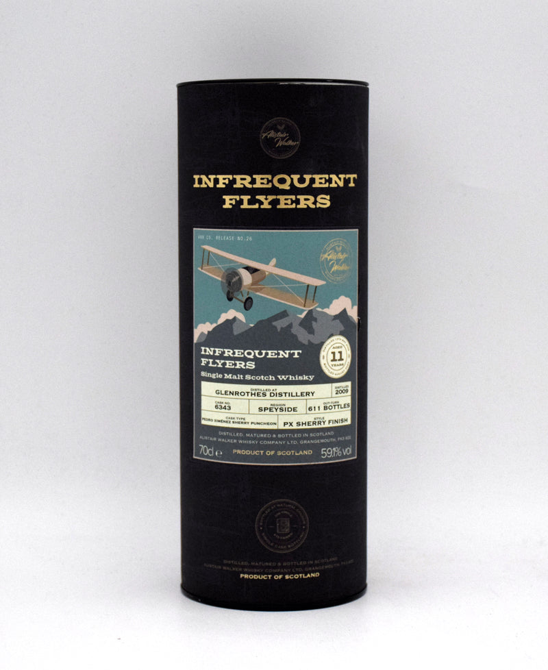 Alistair Walker Infrequent Flyers Glenrothes 11 Year Single Malt Scotch Whisky (2009 Release)