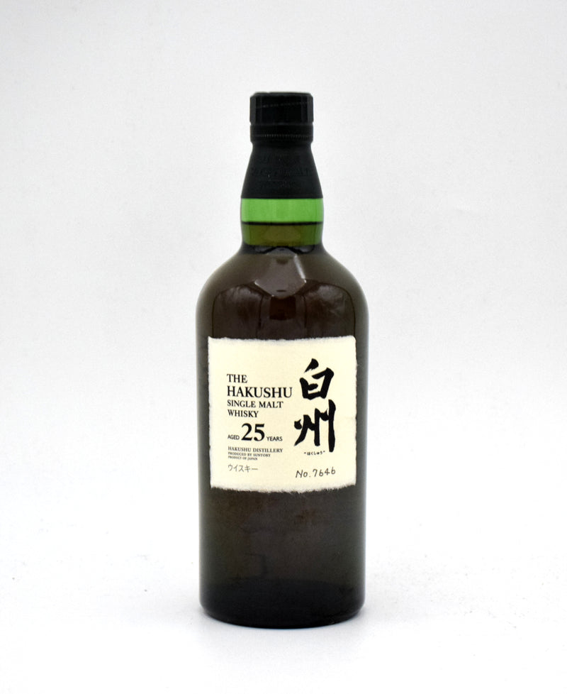 Hakushu 25 Year Single Malt Whisky (No Box)