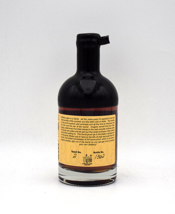 Redemption Barrel Proof Straight Rye Whiskey (Batch 2)