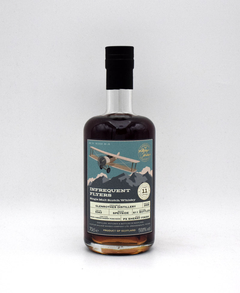 Alistair Walker Infrequent Flyers Glenrothes 11 Year Single Malt Scotch Whisky (2009 Release)