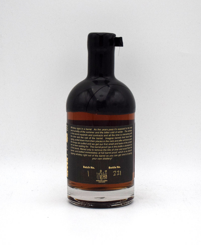Redemption 10 Year Barrel Proof Straight Rye Whiskey (Batch 1)