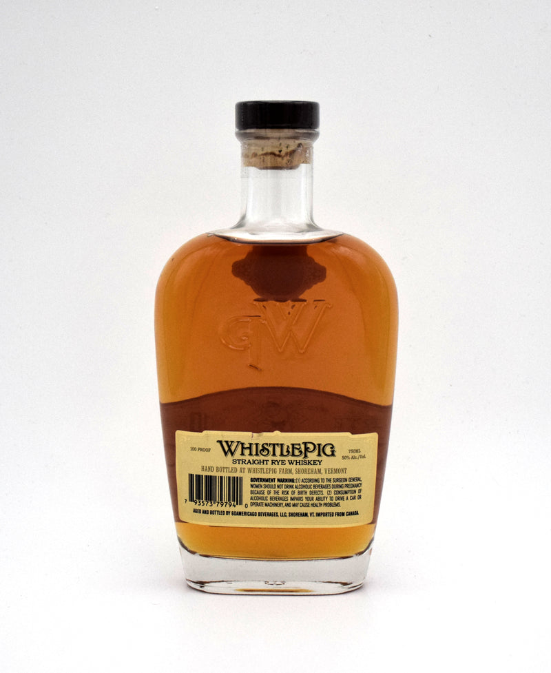 Whistlepig Small Batch 10 Year Rye Whiskey (Older Bottling)