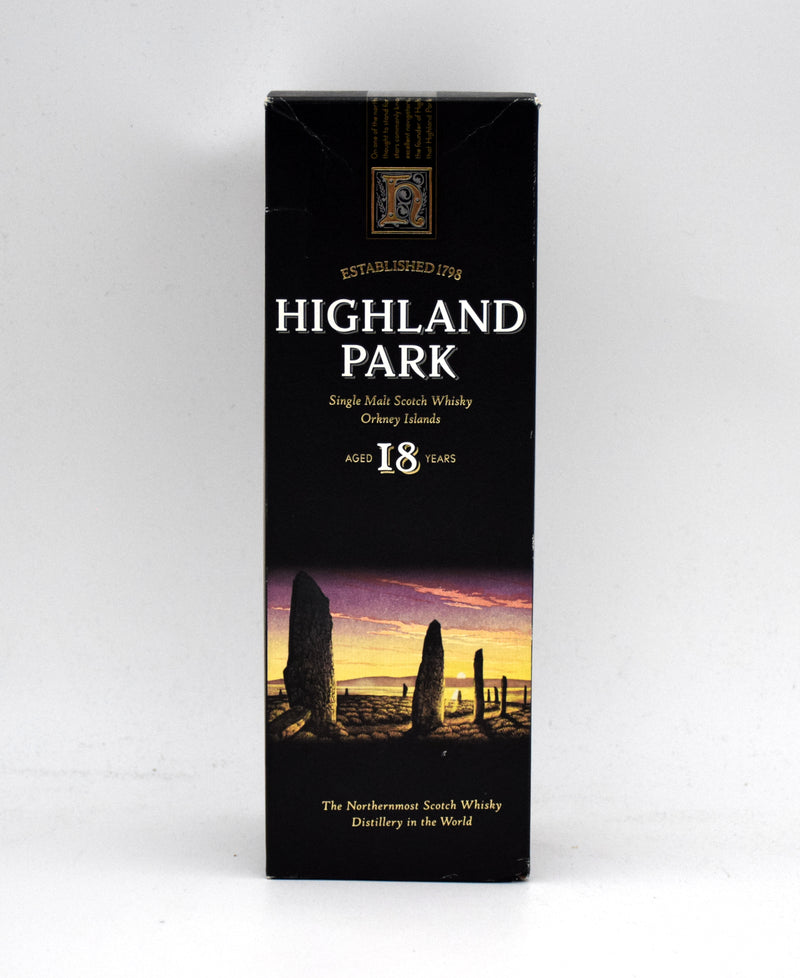 Highland Park 18 Year Scotch Whisky (1990's Release)