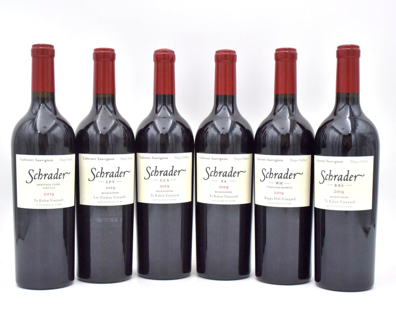 2019 Schrader Cellars Assortment Case (Case of 6 btls [CCS, RBS,WH, LPV, HC, T6])