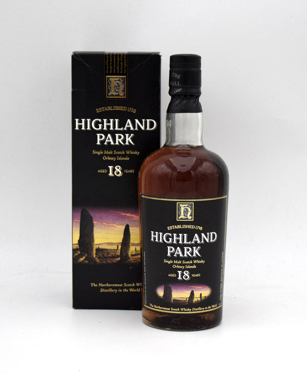 Highland Park 18 Year Scotch Whisky (1990's Release)