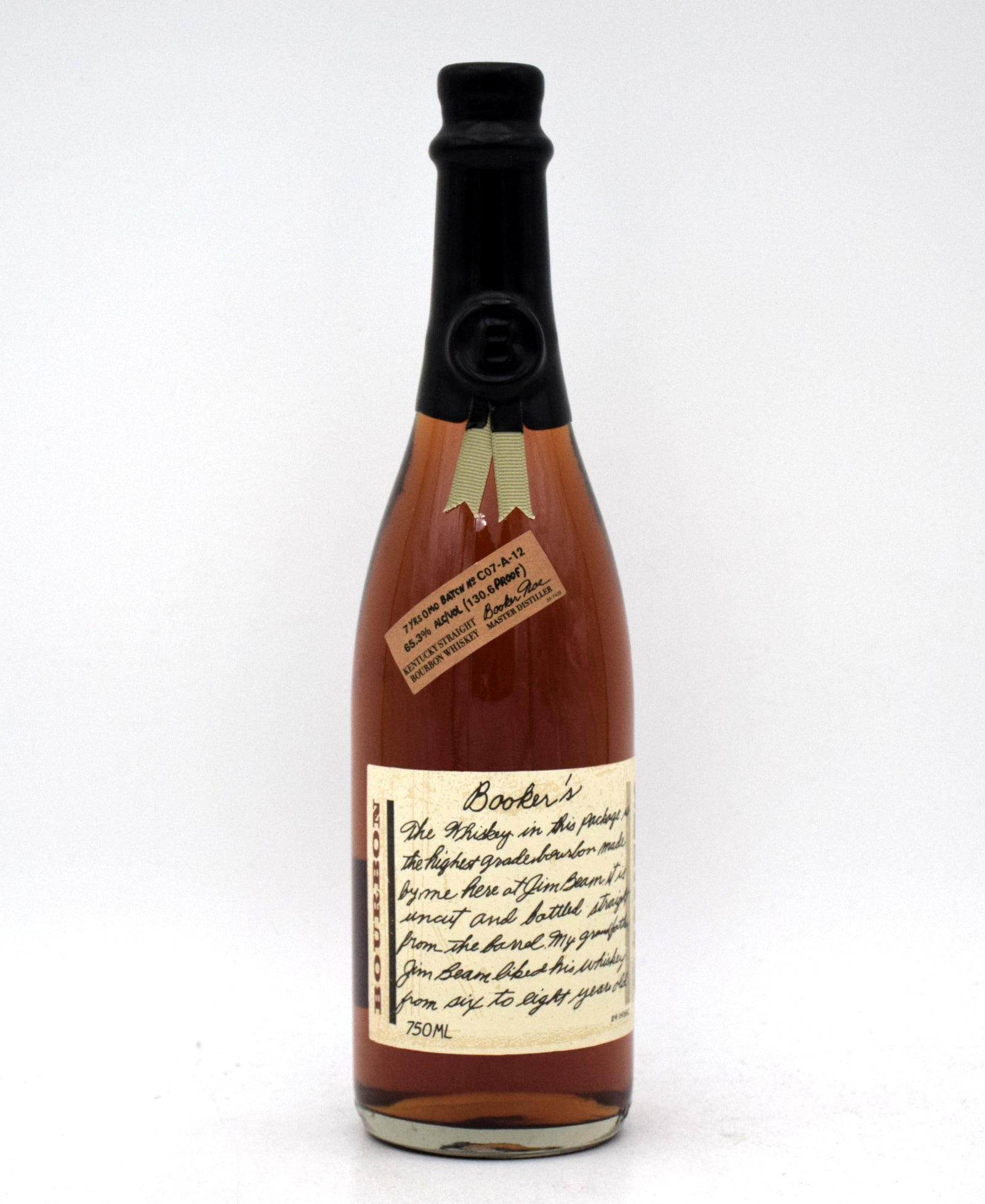 Booker's (2007: Batch C07-A-12) Kentucky Straight Bourbon (No Box