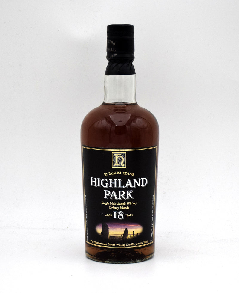 Highland Park 18 Year Scotch Whisky (1990's Release)