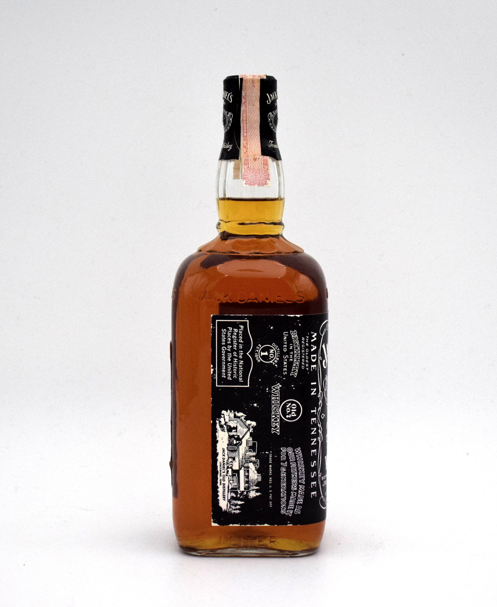 Jack Daniel's 'Old Time' Old No. 7 Tennessee Whiskey (1984