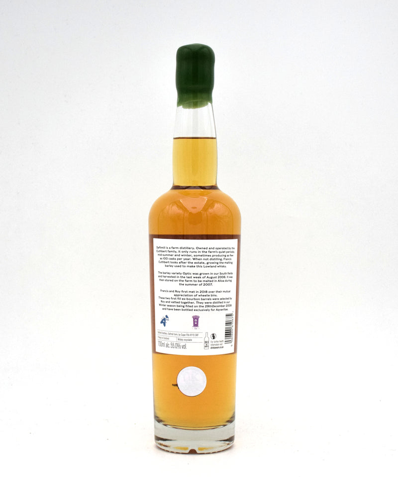 Daftmill Single Farm Estate 'Double Single' Single Malt Scotch (2009 Release, Bottled Exclusively for Aqvavitae)