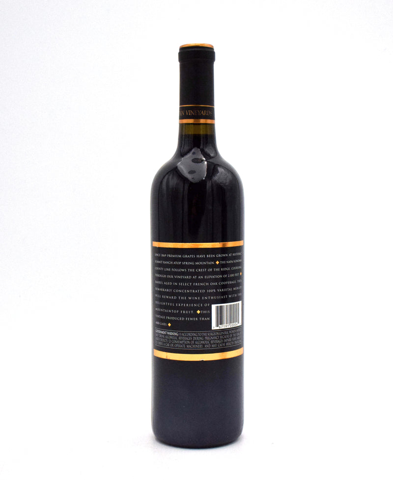2004 Pride Mountain Vineyards Merlot