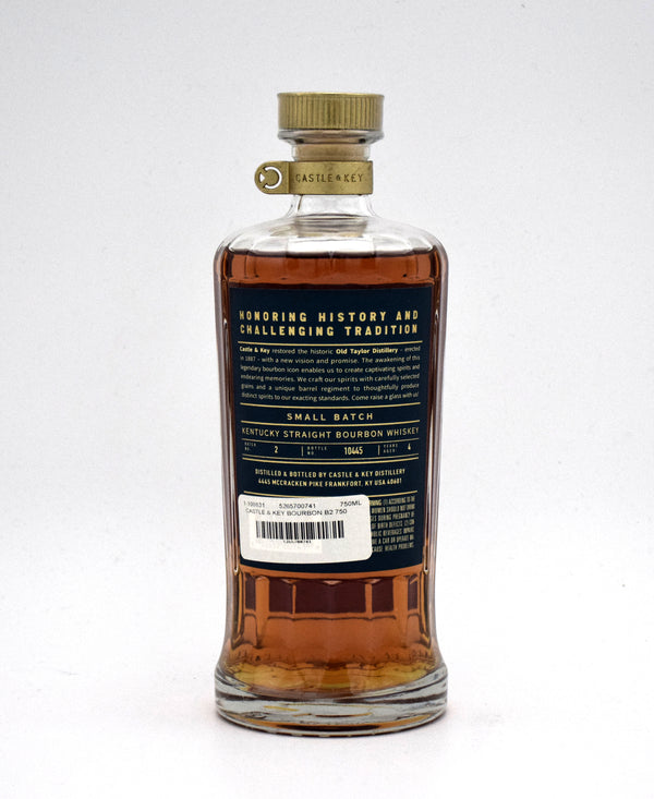 Castle & Key Small Batch Kentucky Straight Bourbon (Batch 2)
