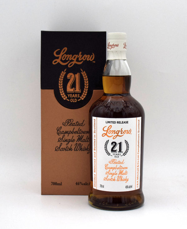 Longrow 21 Year Old Peated Single Malt Scotch Whisky