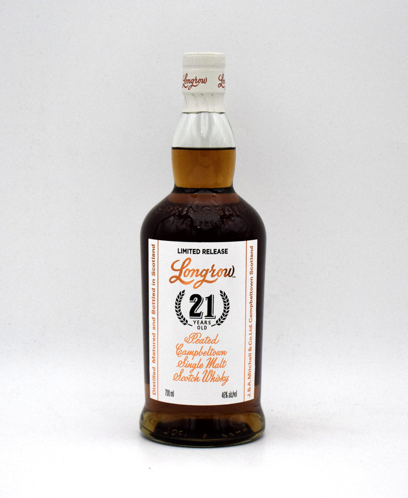 Longrow 21 Year Old Peated Single Malt Scotch Whisky