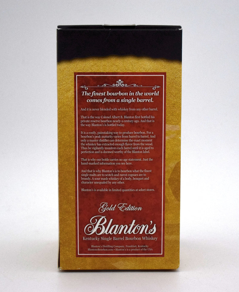 Blanton's 'Gold' Single Barrel Bourbon (700ML)