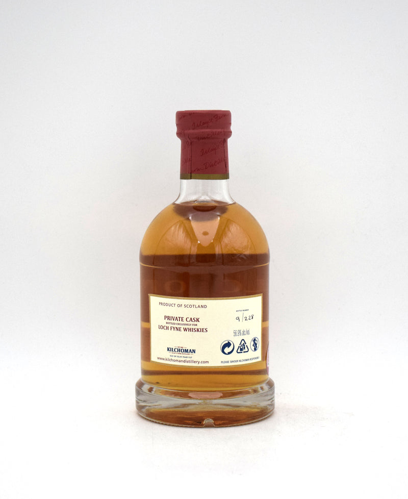 Kilchoman 'Private Single Cask for Loch Fyne Whiskies' Single Malt Scotch (2006 Release)