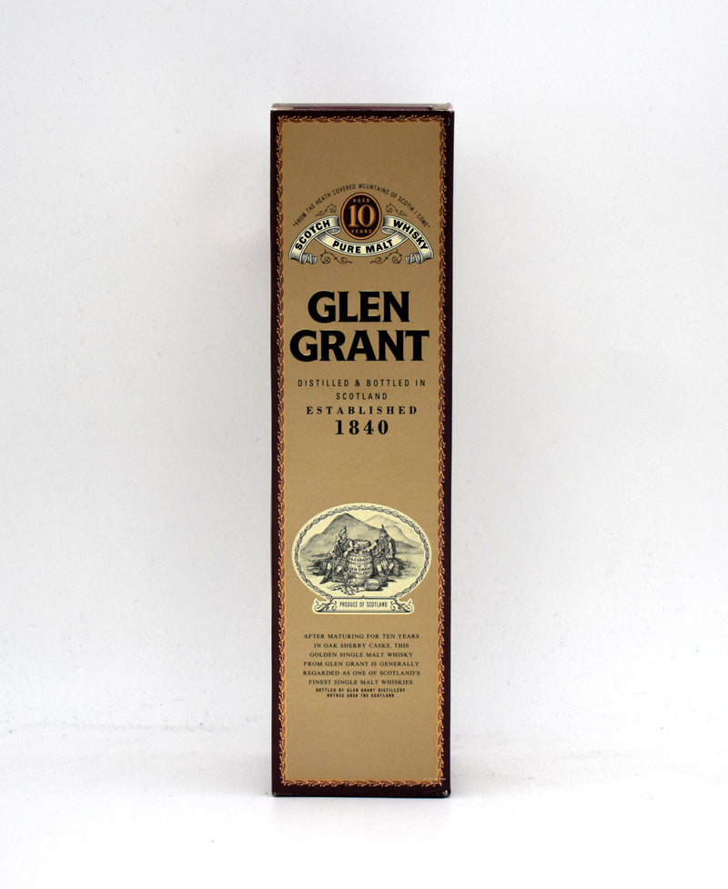 Glen Grant 10 Year Pure Malt Scotch (1990's Bottling)
