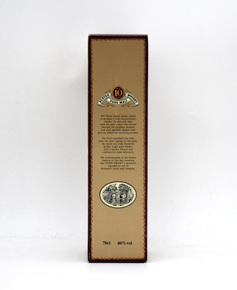 Glen Grant 10 Year Pure Malt Scotch (1990's Bottling)