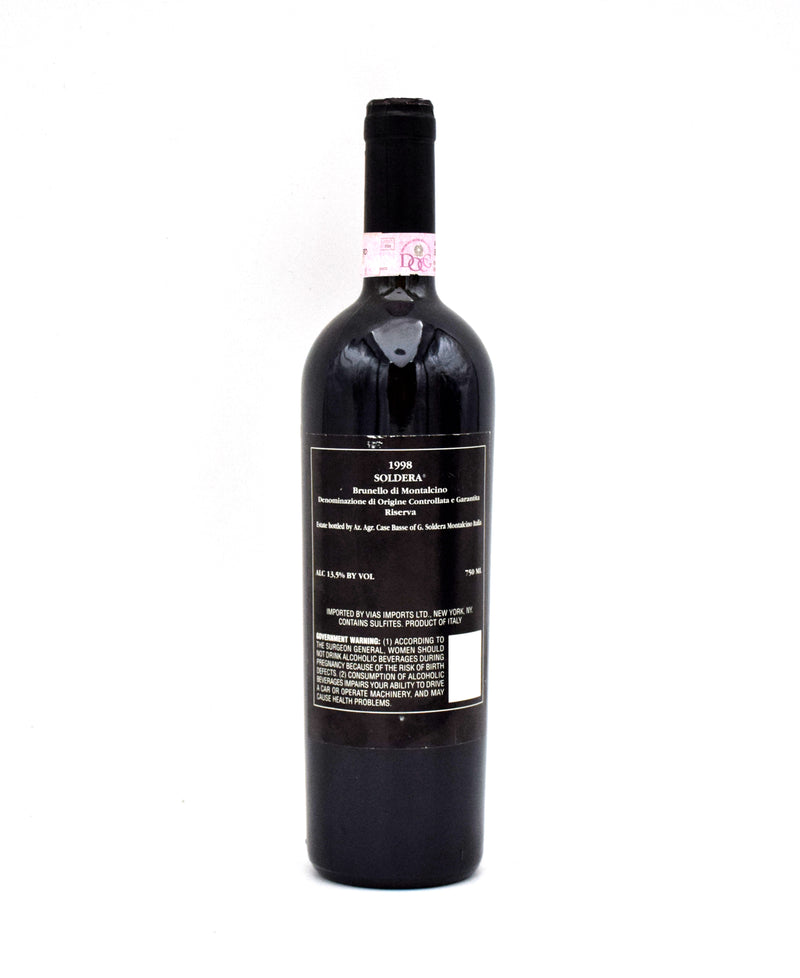 1998 Case Basse di Gianfranco Soldera Brunello di Montalcino Riserva DOCG