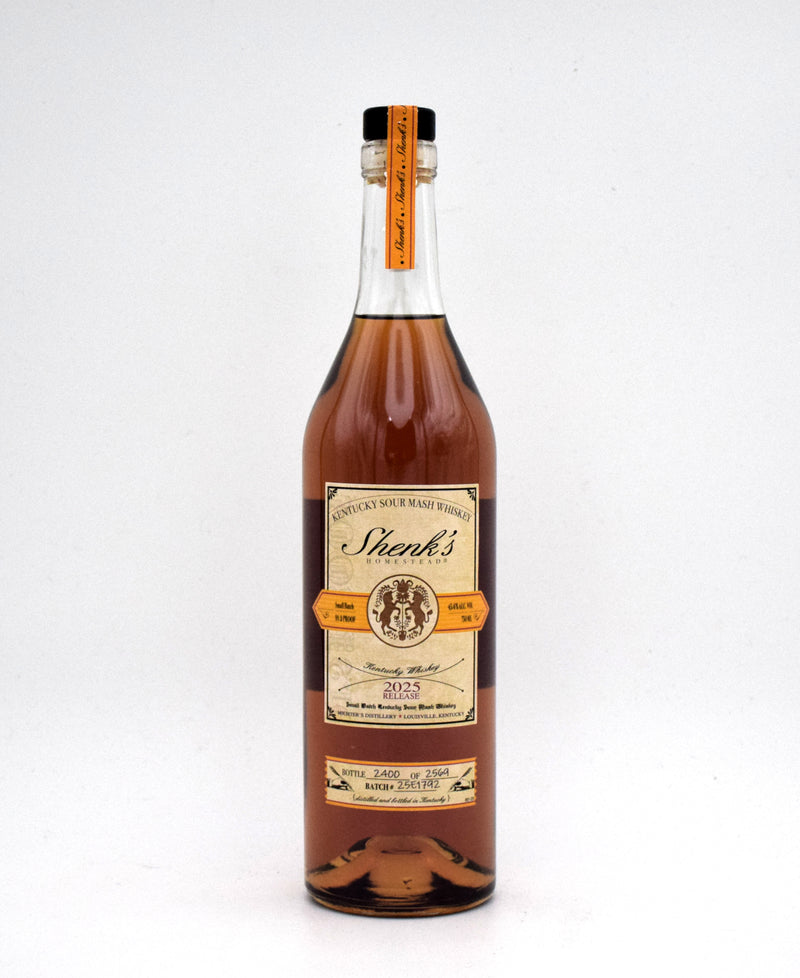 Shenk’s Homestead Sour Mash Whiskey (2025 Release)