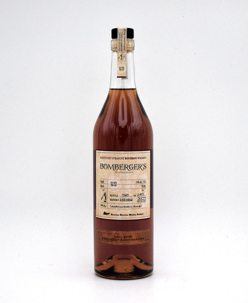 Bomberger's Small Batch Kentucky Straight Bourbon (2025 Release)
