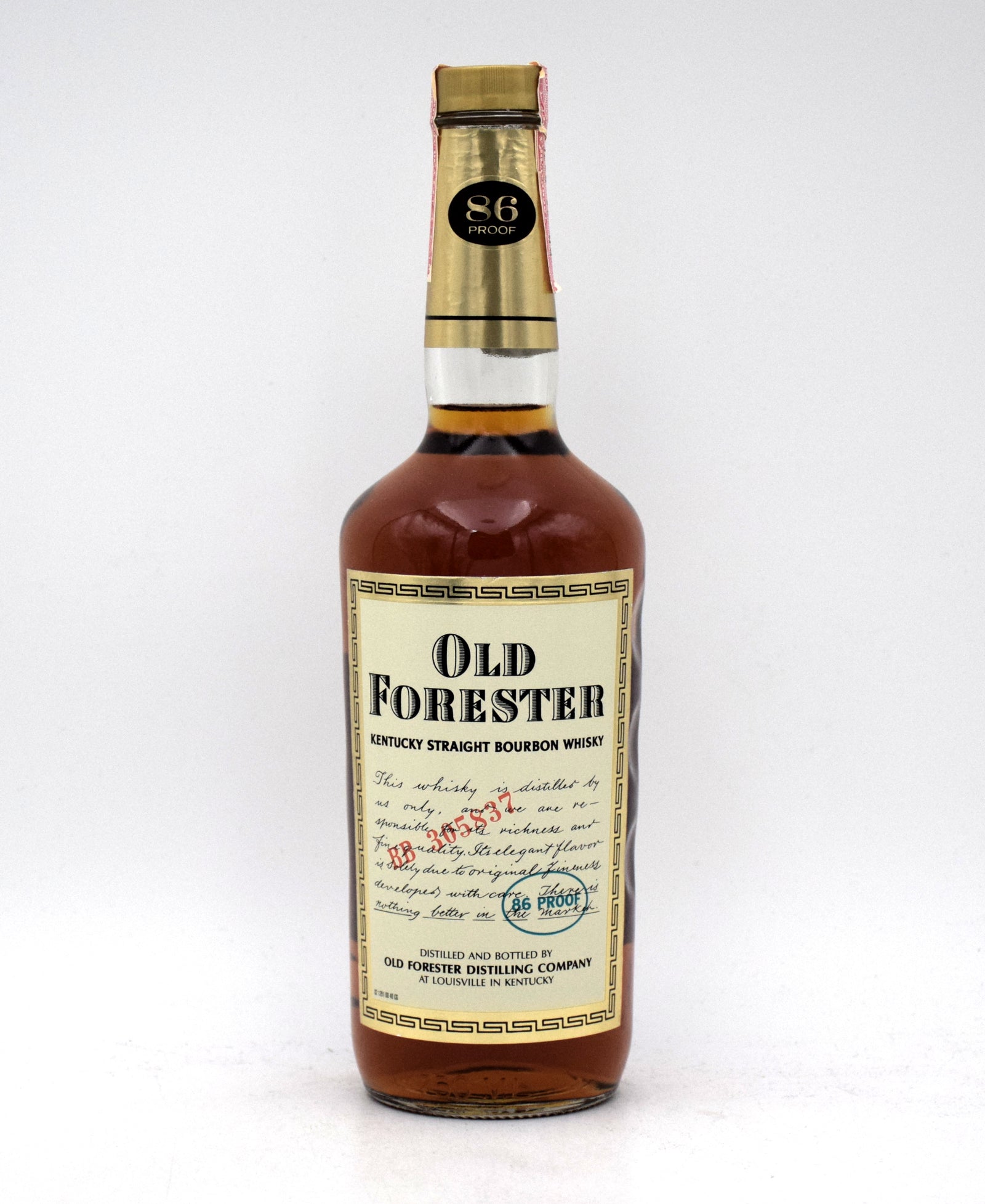 Old Forester Kentucky Straight Bourbon (1983 Vintage) – FineLiquors