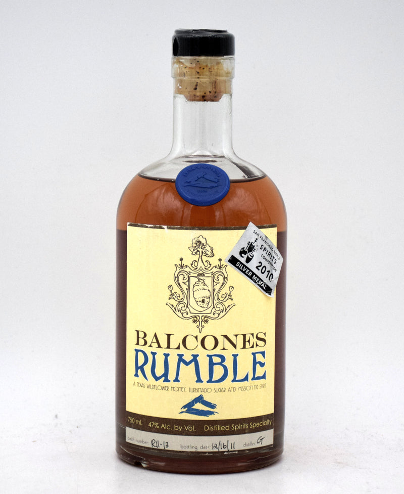 Balcones 'Rumble' Texas Spirit (2011 Release)