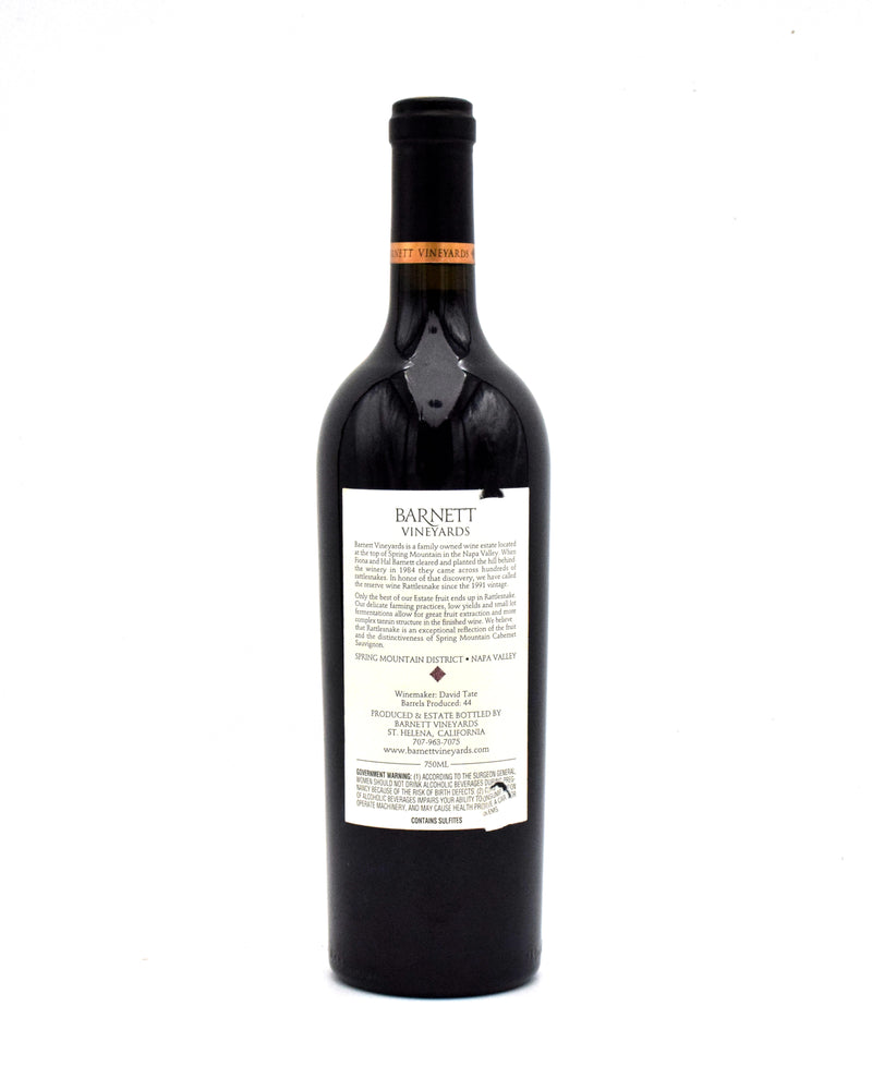 2015 Barnett Vineyards Rattlesnake Hill Cabernet Sauvignon