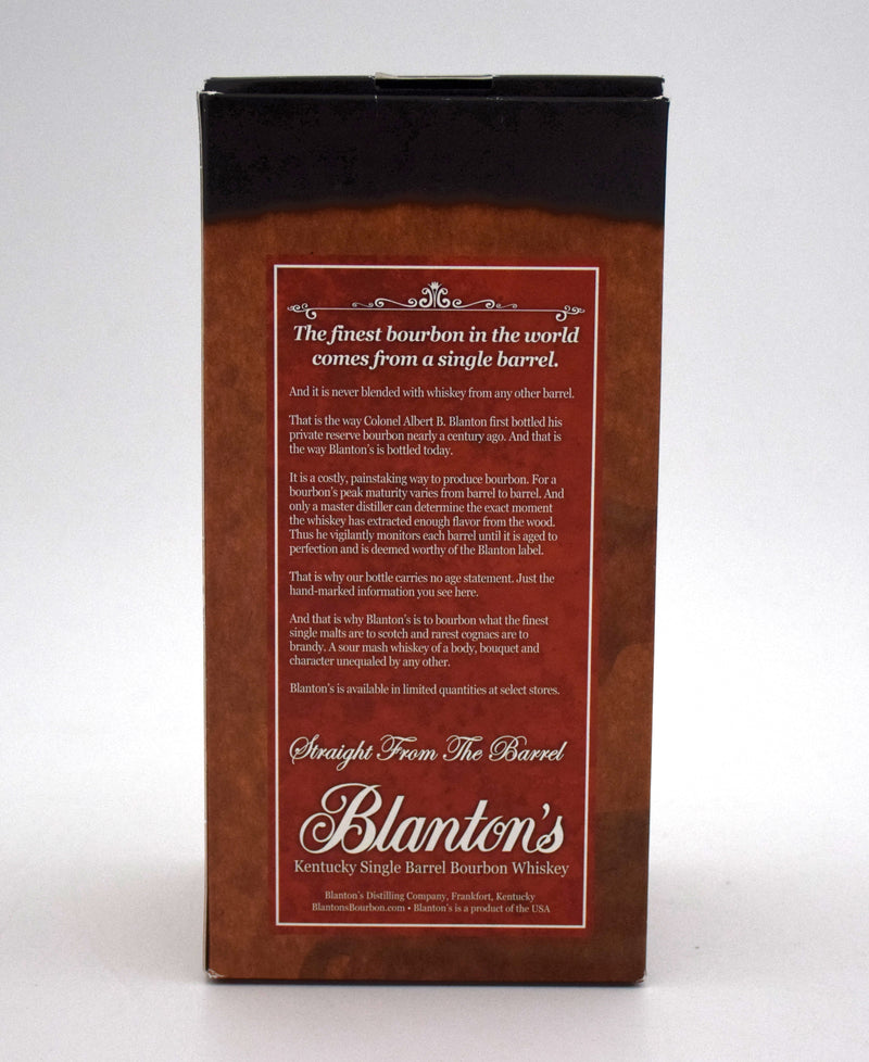 Blanton's 'Straight From The Barrel' Single Barrel Bourbon (SFTB) (700ML)