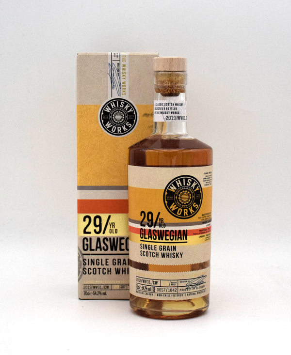 Whisky Works 'Glaswegian' 29 Year Single Grain Scotch