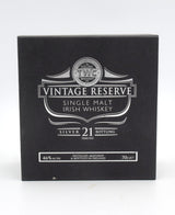 Teeling Whiskey Co. Vintage Reserve Silver Bottling 21 Year Single Malt Irish Whiskey (With Gift Box)