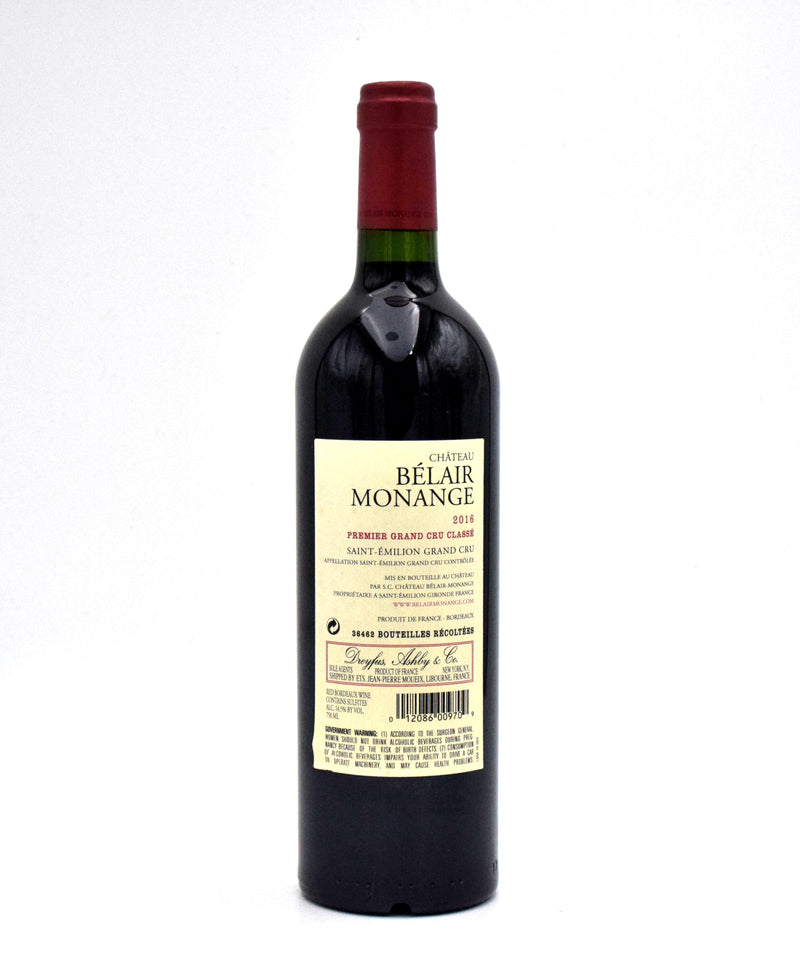 2016 Chateau Belair-Monange