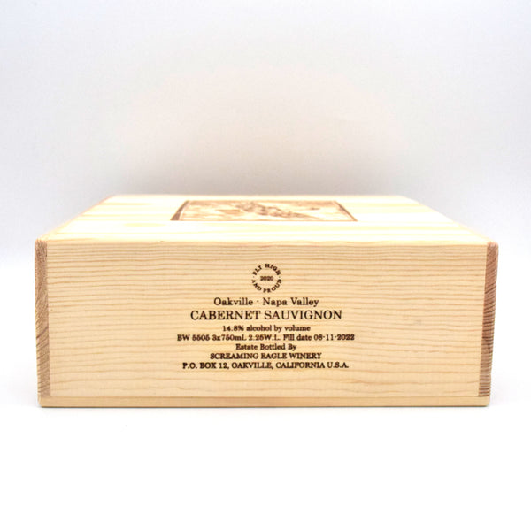 2020 Screaming Eagle Cabernet Sauvignon (Case of 3 Bottles)