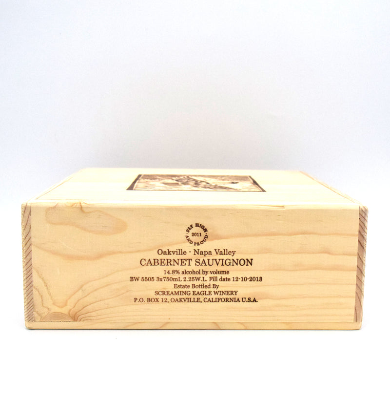 2011 Screaming Eagle Cabernet Sauvignon (Case of 3 Bottles)