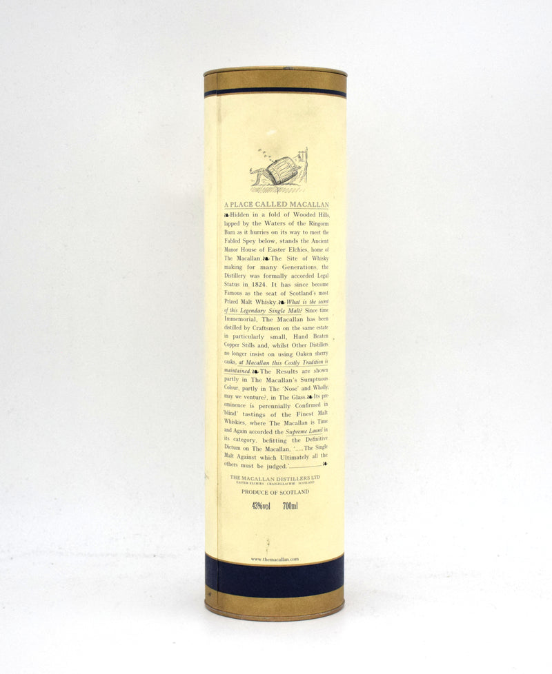 Macallan 18 Year Sherry Oak Scotch Whisky (Distilled in 1982)