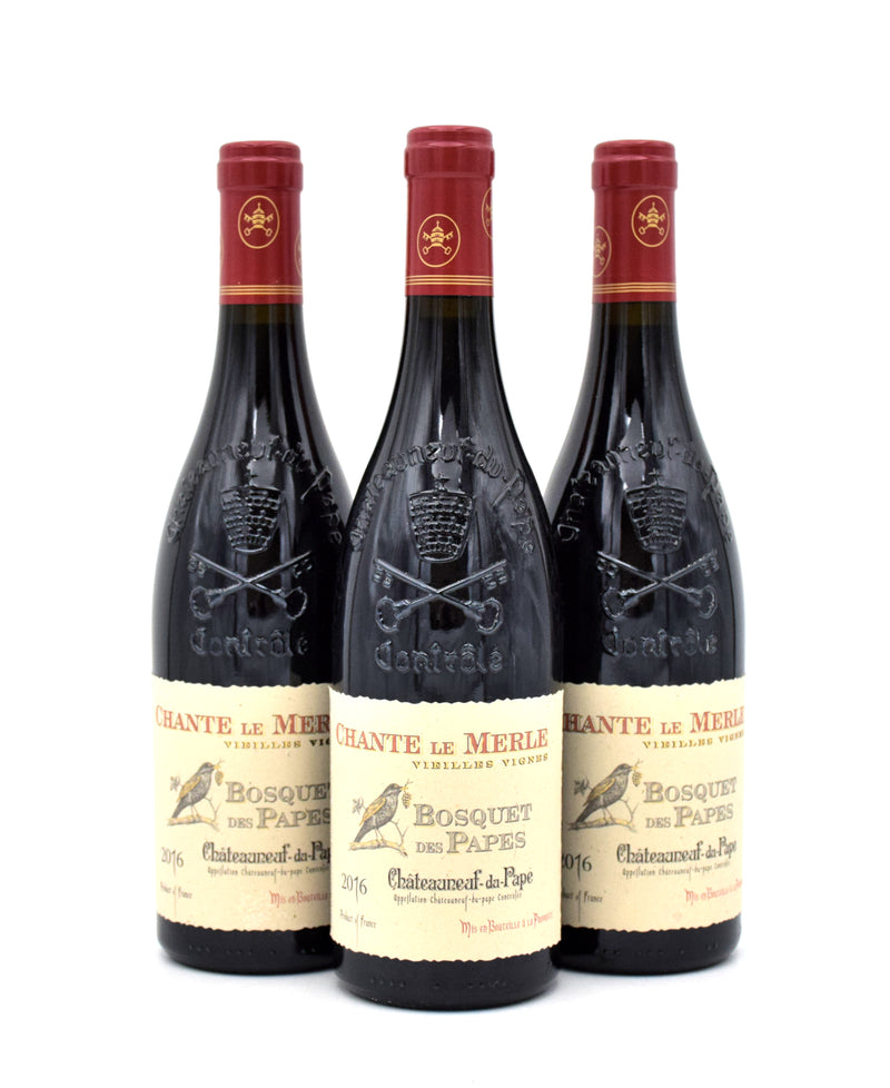 2016 Domaine Bosquet des Papes Chateauneuf-du-Pape Chante le Merle Vieilles Vignes