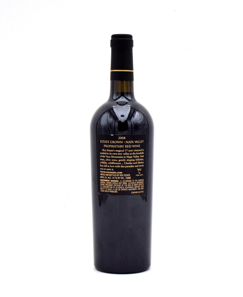 2008 Roy Estate Cabernet Sauvignon