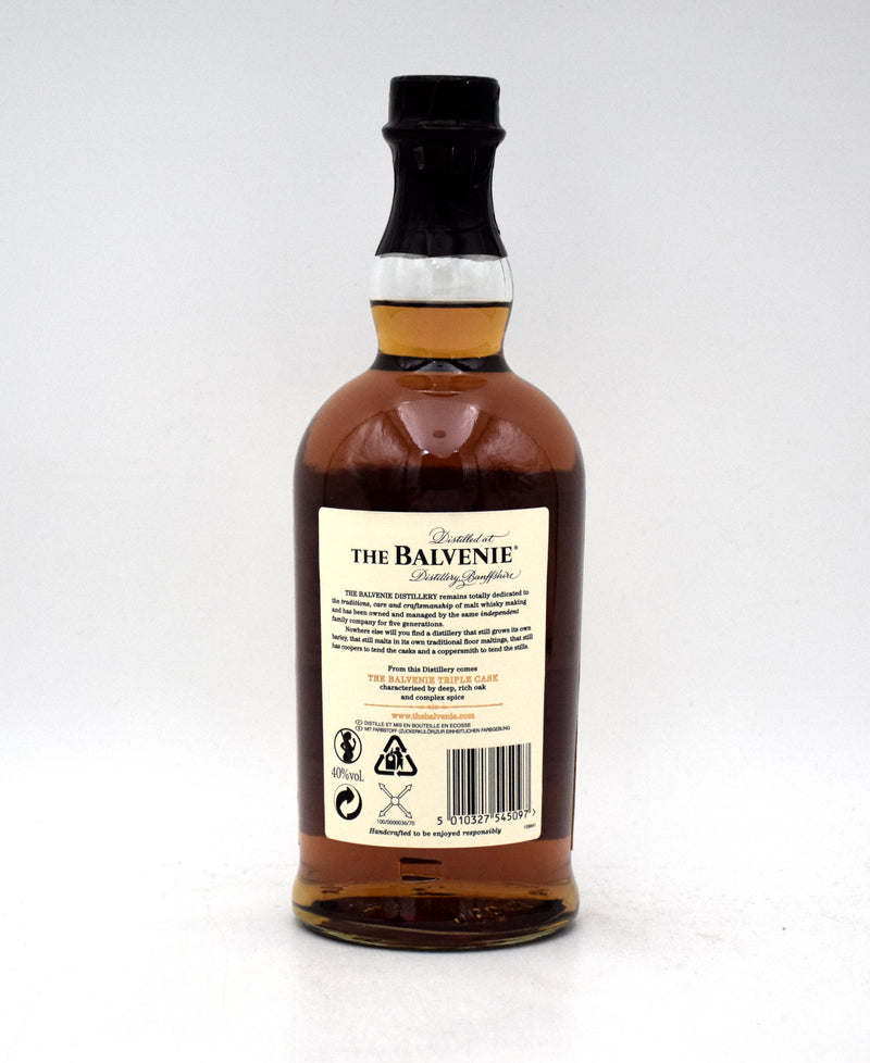 Balvenie 25 Year Triple Cask Single Malt Scotch (Slightly Damaged Gift Box)