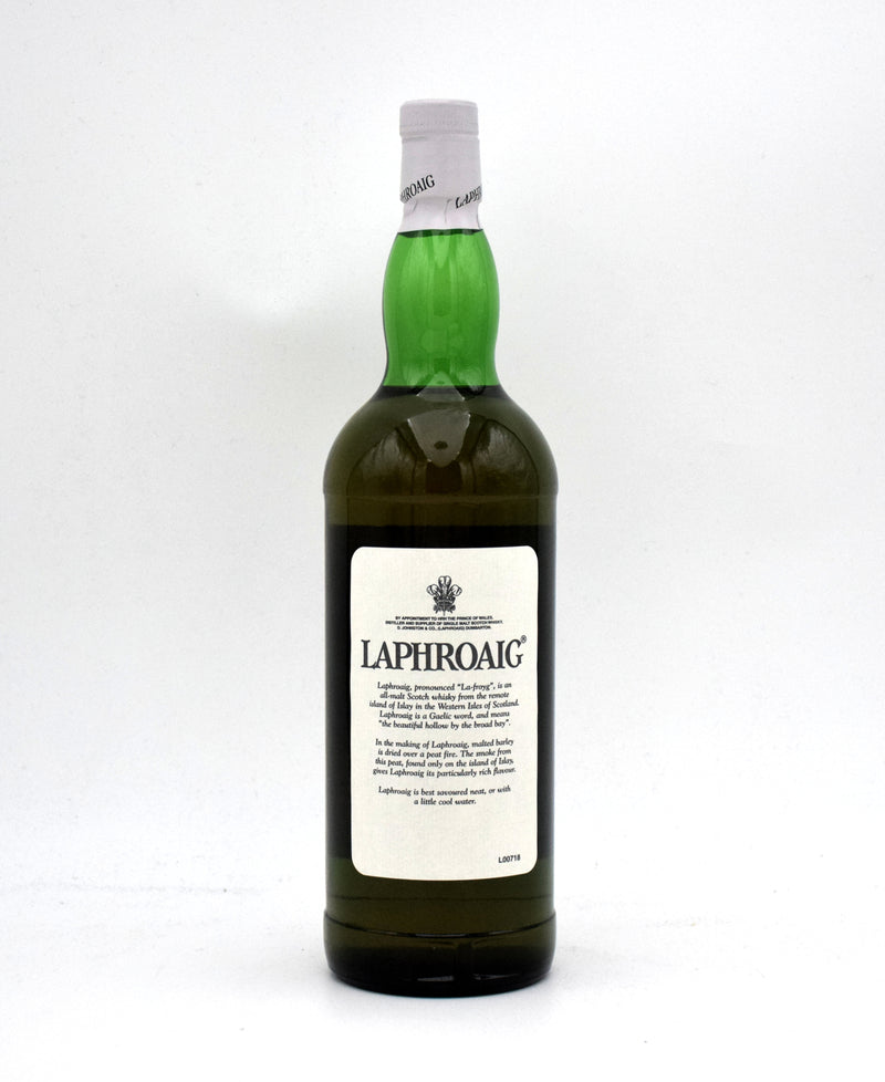 Laphroaig 10 Year Old Scotch Whisky (1990's Bottling, 1L)