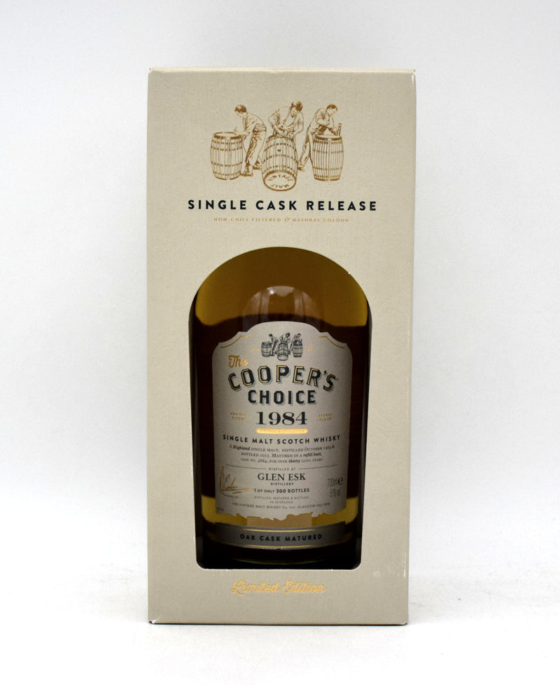 Cooper's Choice 'Glen Esk' 30 Year Single Malt Scotch (1984 Release)