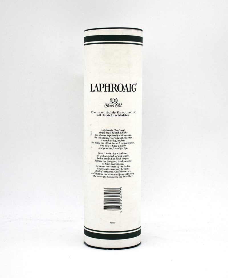 Laphroaig 10 Year Old Scotch Whisky (1990's Bottling)