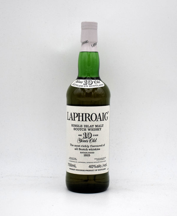 Laphroaig 10 Year Old Scotch Whisky (1990's Bottling)