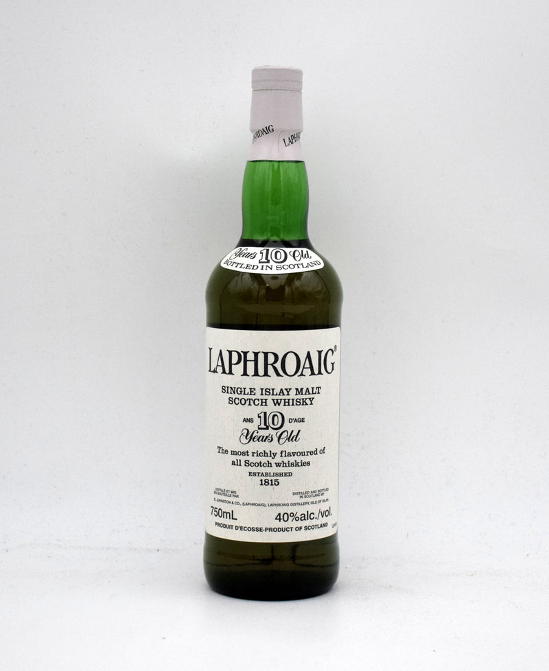 Laphroaig 10 Year Old Scotch Whisky (1990's Bottling)